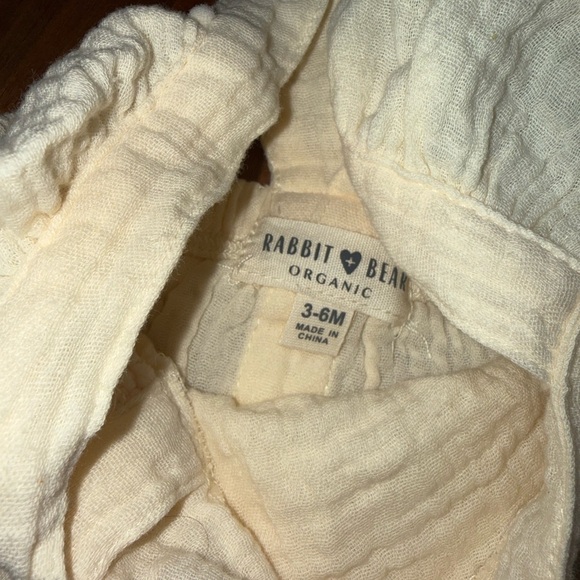 Charming Kids Embroidered Top and Shorts Set - Cream - Picture 2 of 2